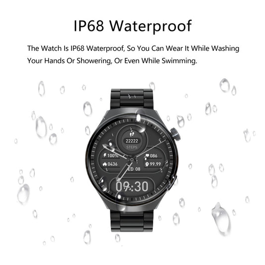 SENBONO V19 Smartwatch for Men – Business Style, Call Answering, Heart-Rate & Water-Proof Fitness Tracker